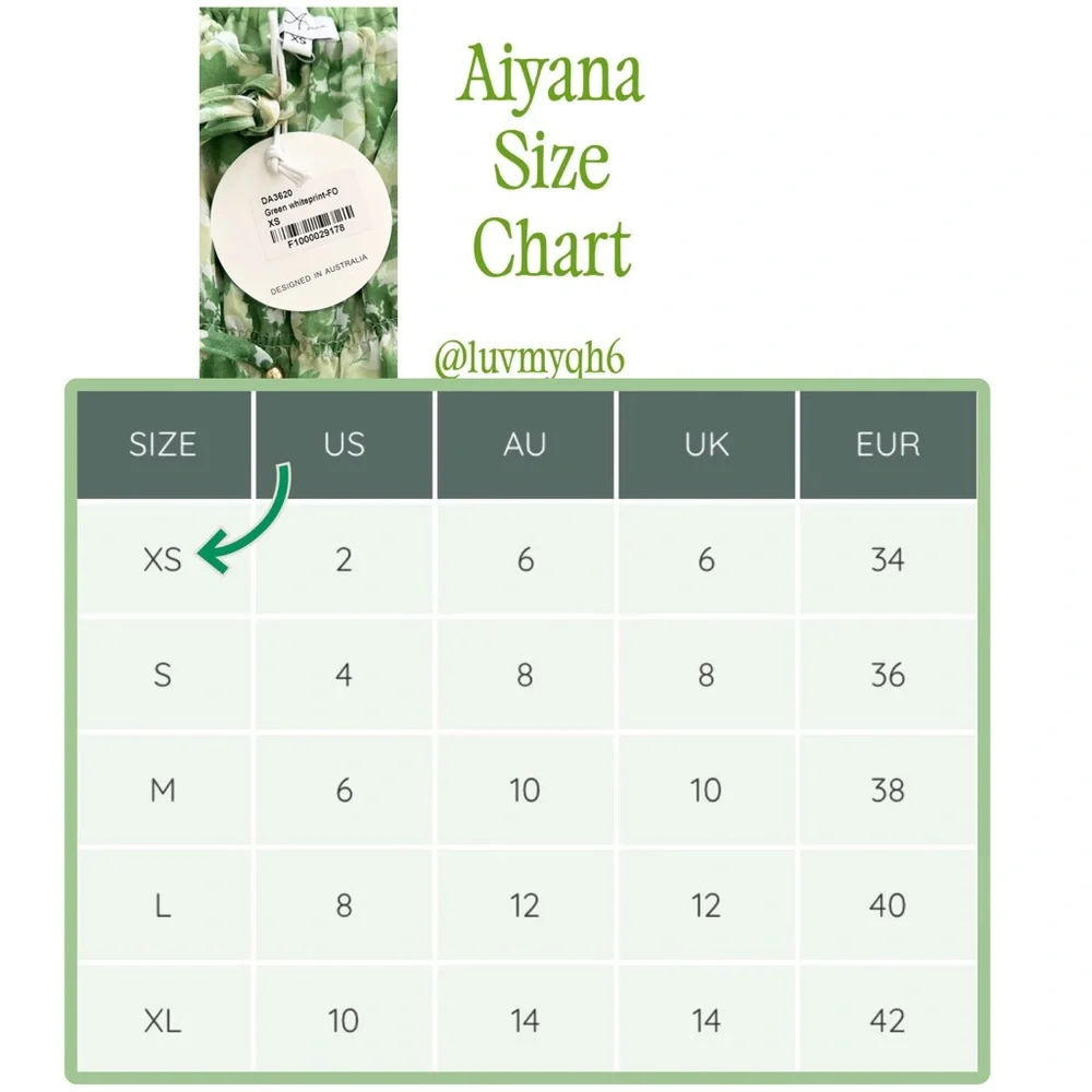 Aiyana Green Floral Mini Dress - Picture 5 of 5
